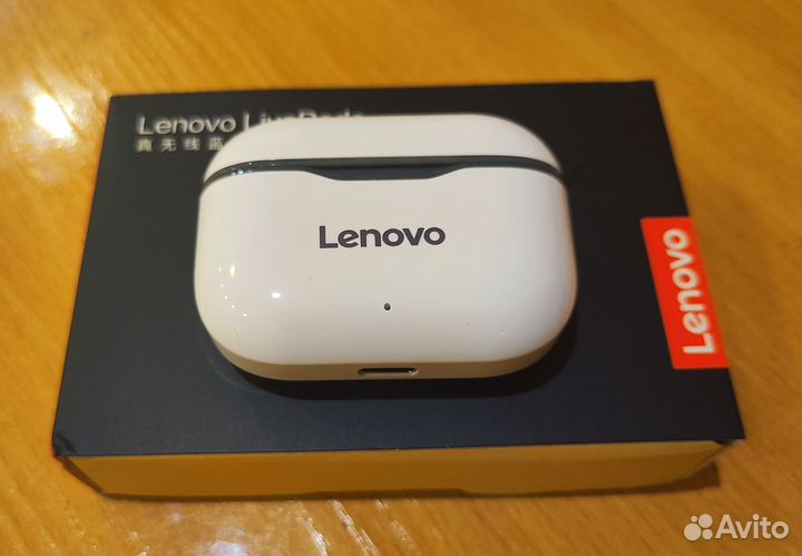 Lenovo LivePods беспроводные наушники, новые
