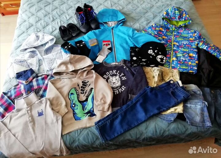 Одежда пакетом для мальчика (98 - 104 рост)