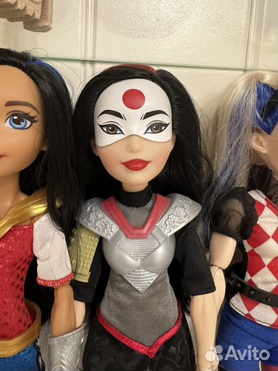 Dc super hero girls куклы фигурки маскарад база
