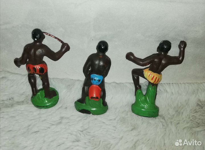 Солдатики (фигурки) африканцы СССР
