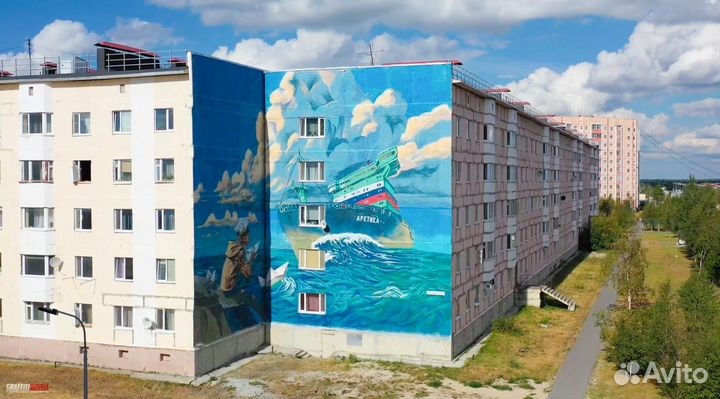 Граффити оформление комнаты / роспись фасадов