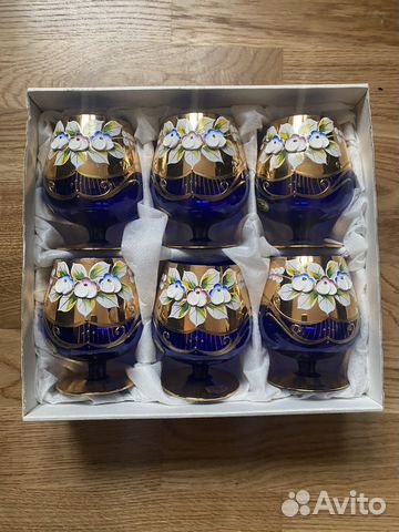 Бокалы чешское стекло