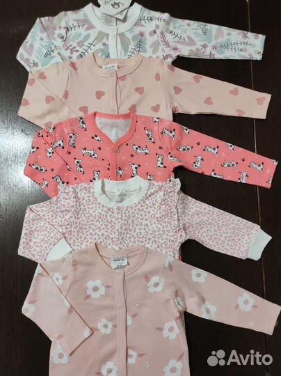 Новые комбинезоны/слипы для девочек