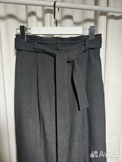 Брюки с поясом серые Emme Marella (s)