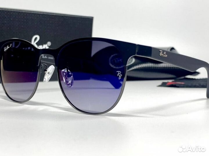 Очки Ray Ban синий градиент