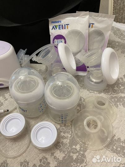 Молокоотсос avent электрический двойной