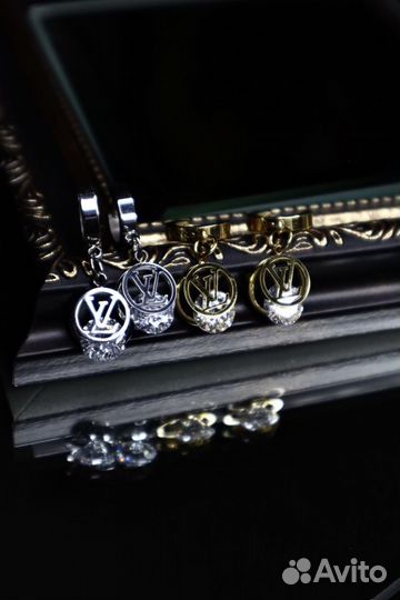 Серьги сталь louis V