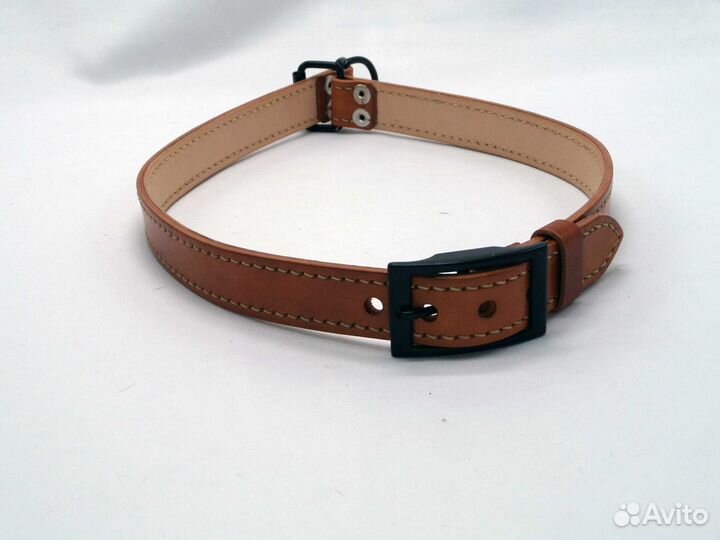 Кожаный ошейник удавка 