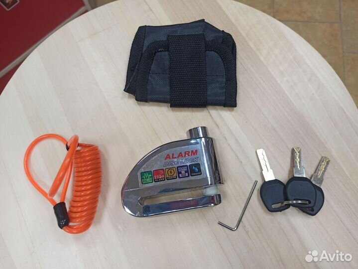 Замок сигнализация на тормозной диск