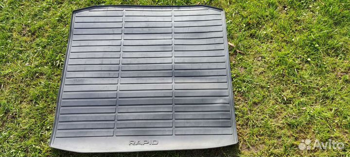 Коврик в багажник skoda rapid