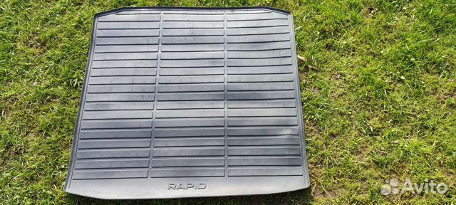 Коврик в багажник skoda rapid
