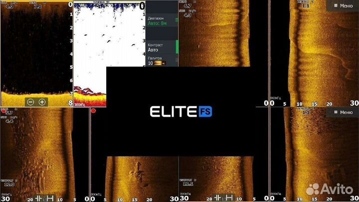 Эхолот lowrance elite 9 fs с датчиком 3в1