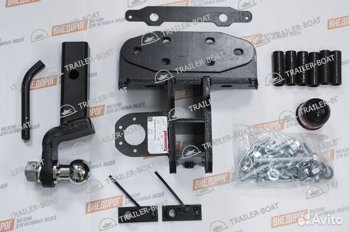 Фаркоп Toyota Hilux Surf 2002-2009, под квадрат, 24760