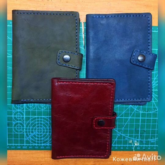 Обложка на паспорт кожаная