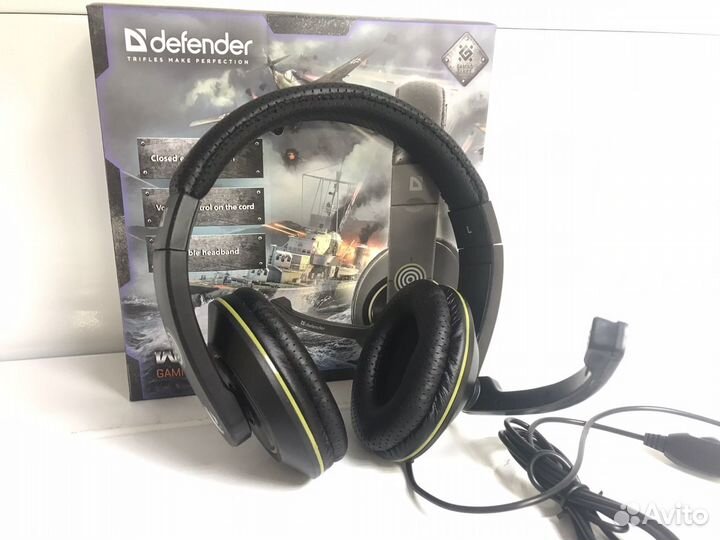 Наушники полноразмерные Defender G-120, Warhead