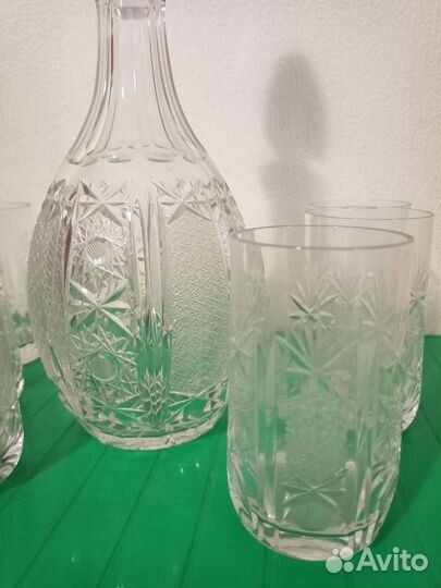 Штоф графин хрустальный винтаж