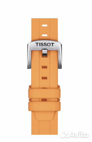 Оранжевый orange силикон для Tissot 18мм оригинал