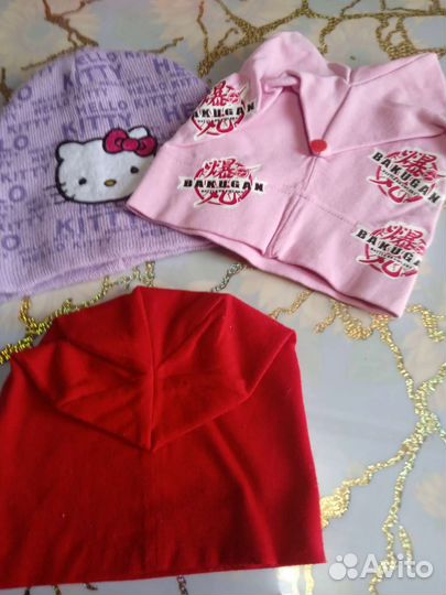 Детские шапочки для девочек