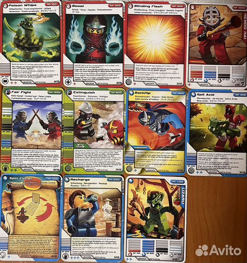 Карточки Lego Ninjago