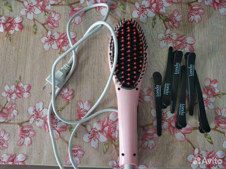 Расчёска-выпрямитель, бигуди