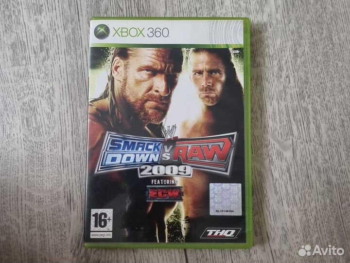 Smack down vs raw 2009 xbox 360
