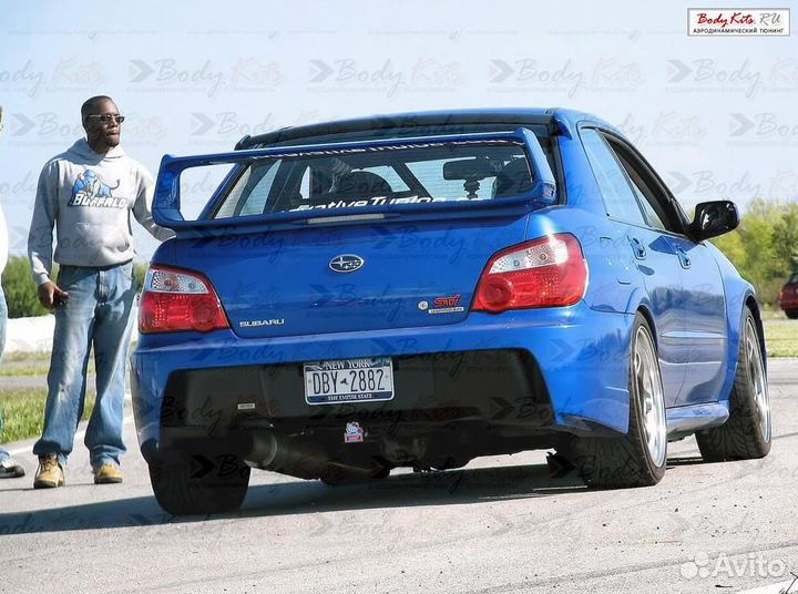 Задний бампер ZeroSports для Subaru Impreza STI