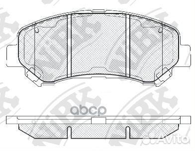 Колодки тормозные дисковые nissan X-trail 2.0 2