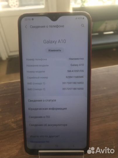 Samsung galaxy a10