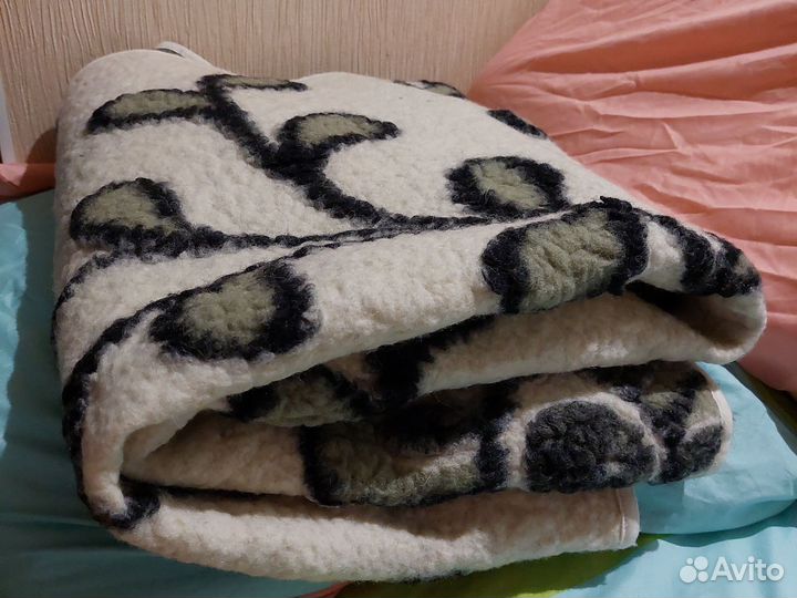 Детское одеяло овечья шерсть