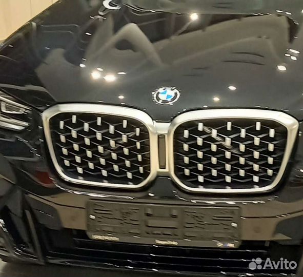 Решетка радиатора bmw х4 рестайлинг 2021