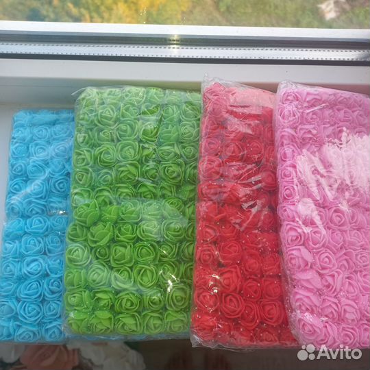 Розочки из фоамирана