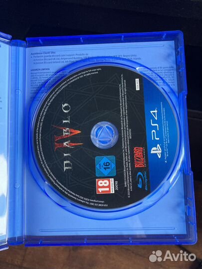 Diablo 4 ps4 диск