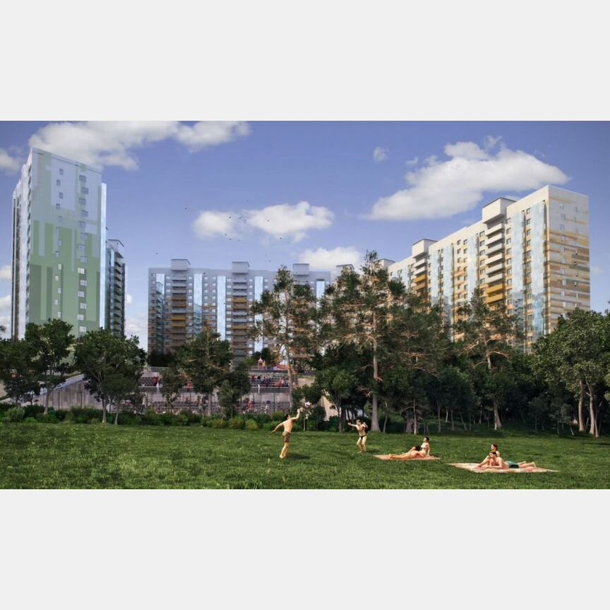 1-к. квартира, 39,6 м², 10/17 эт.