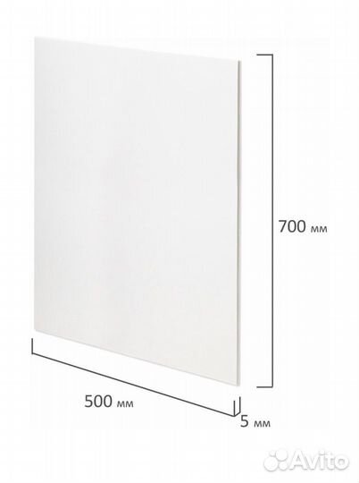 Пенокартон brauberg белый, 50х70, 5 мм