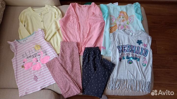 Вещи пакетом на девочку 122-128 на 6-8 лет