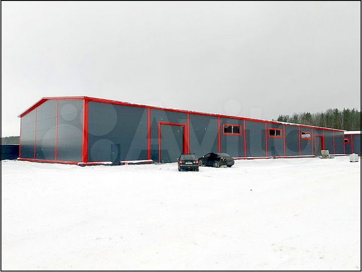 Новые отапливаемые ангары под склад, чистое произд