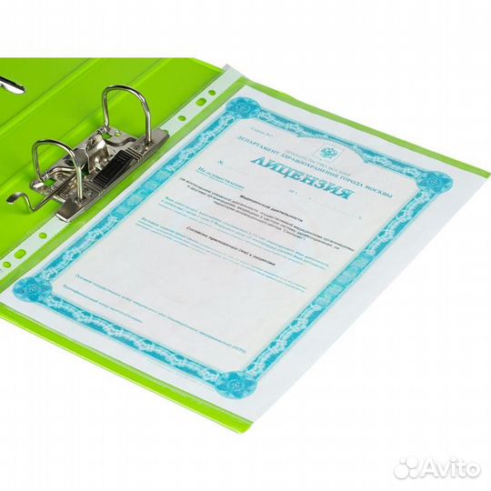 Папка регистратор Комус. Новая. Скоросшиватель 7см