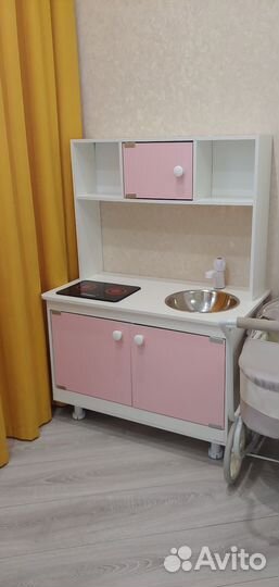 Детская кухня деревянная