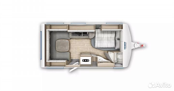 Прицеп-дача Fendt Bianco Activ 445, 2023