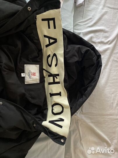 Куртка длинная зимняя женская 48 50 черная