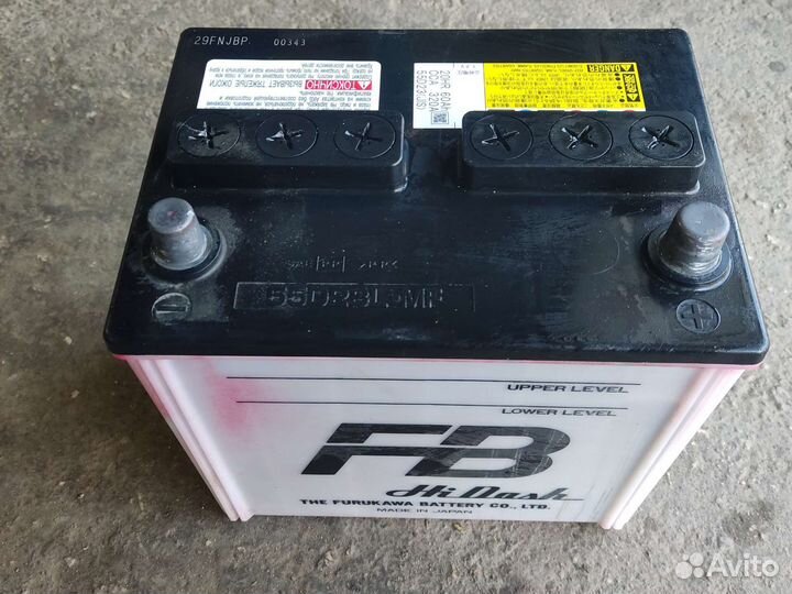 Аккумулятор Furukawa 20HR 60Ah 55D23 Jis