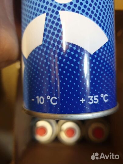 Цанговый баллон с газом для портативных плит 12шт