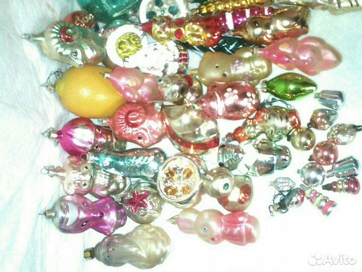 62 елочные игрушки СССР