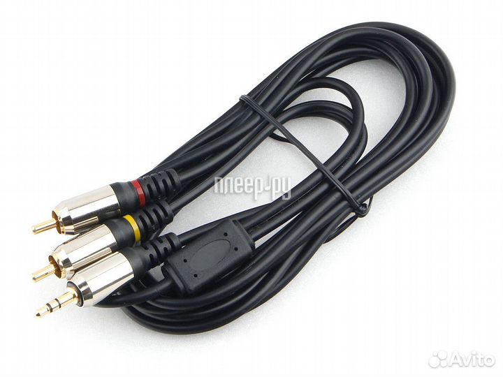 Gembird Cablexpert 3.5 Jack M - 2хRCA M 3m Bla