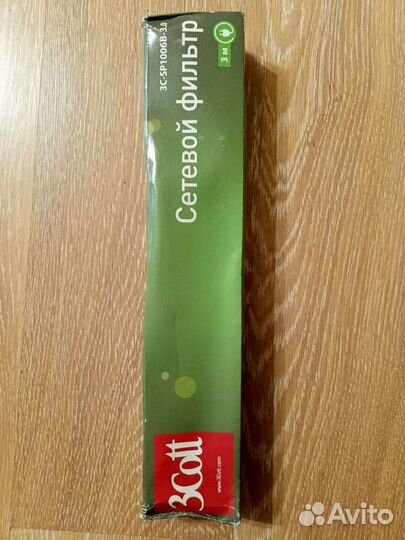 Сетевой фильтр. 3Cott. Новый
