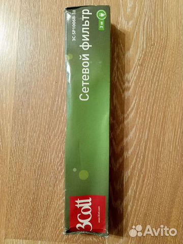 Сетевой фильтр. 3Cott. Новый