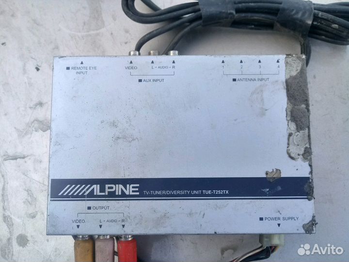 Alpine процессор TV тюнер TUE - T252TX