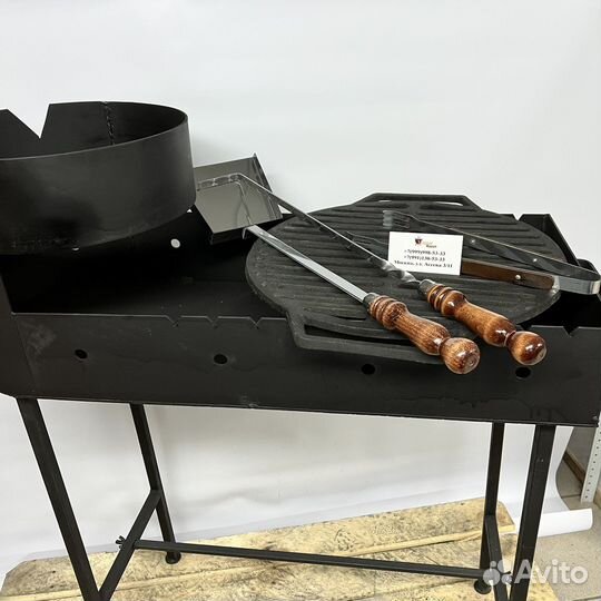 Мангал 3в1 разборный 3 мм