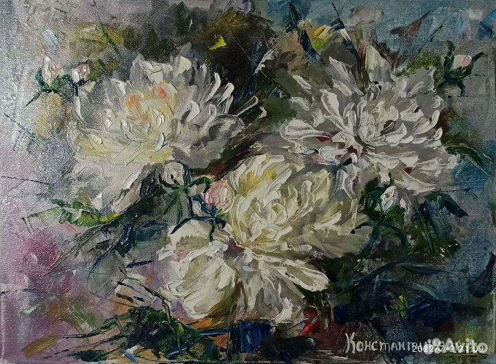 Картина маслом на холсте натюрморт