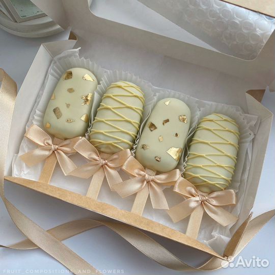 Мини эскимо, пирожные, подарки